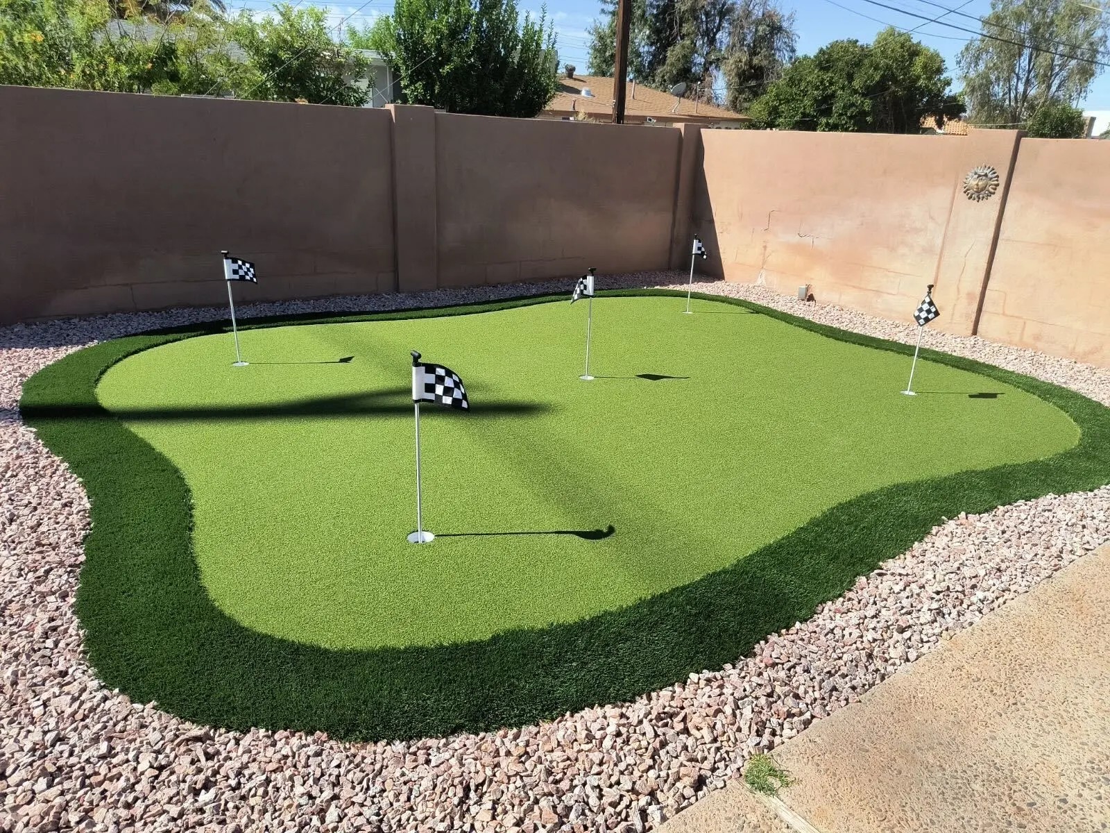 Putting Green Installation in Katy, TX